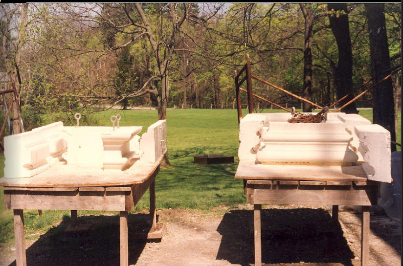 Casting the column base elements